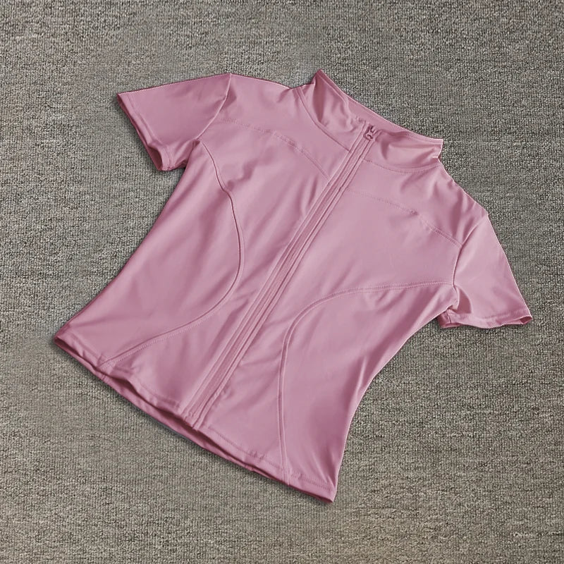 Summer High Quality Waist Slimming Training Tops Women's Quick-drying
