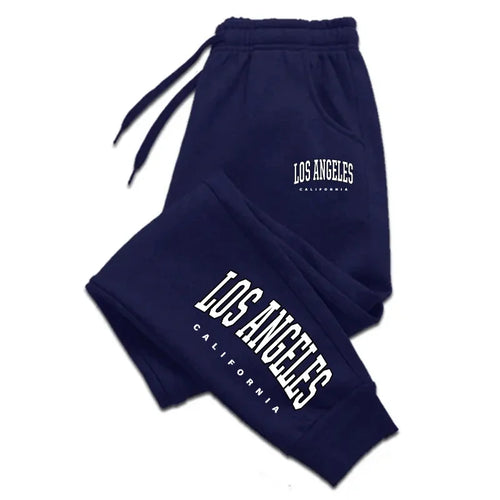 Los Angeles Womens Mens Sweatpants Elastic waist Casual Outdoors