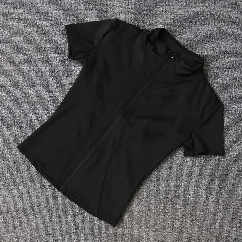 Summer High Quality Waist Slimming Training Tops Women's Quick-drying