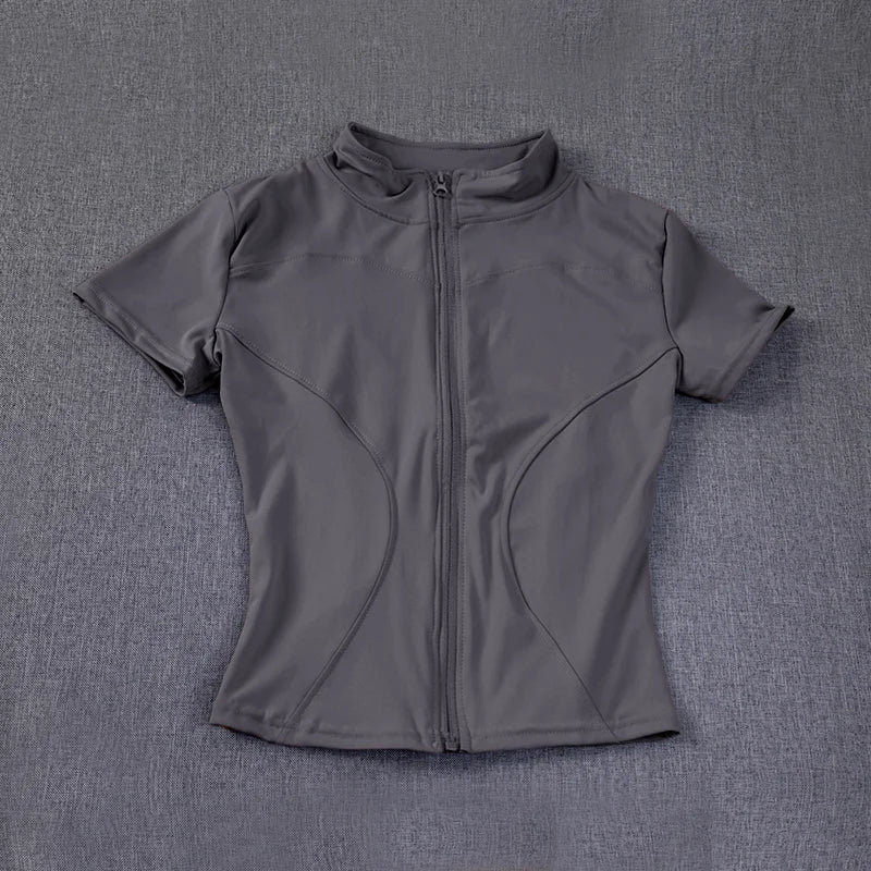 Summer High Quality Waist Slimming Training Tops Women's Quick-drying