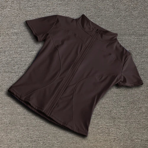 Summer High Quality Waist Slimming Training Tops Women's Quick-drying